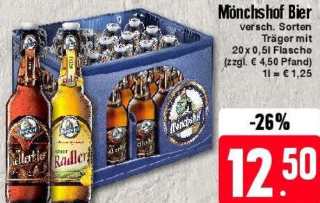 M Nchshof Bier X L Flasche Angebot Bei Edeka