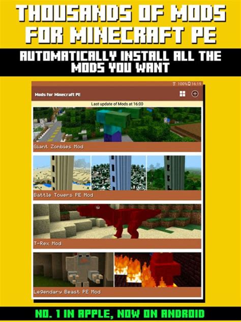 Android Için Mods For Minecraft Pe Apk İndir