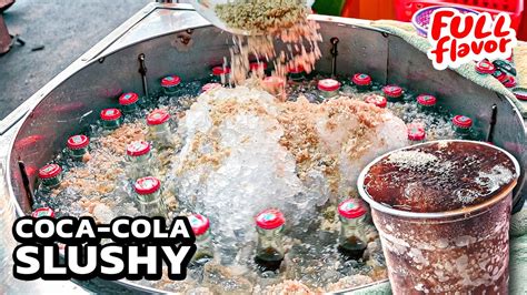 Coca Cola Slushy Slushie Machine Thai Street Food Full