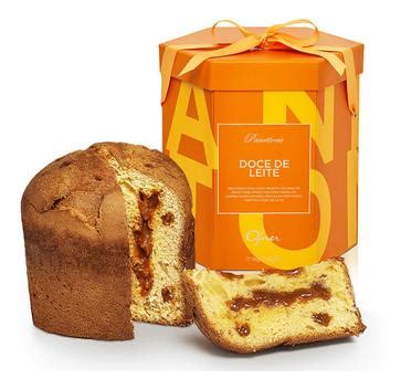 Panettone Artesanal Recheado De Doce De Leite Ofner Kg Panetone