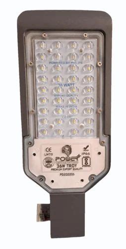 Power Plus Pure White Watt Led Street Light For Road Warehouse