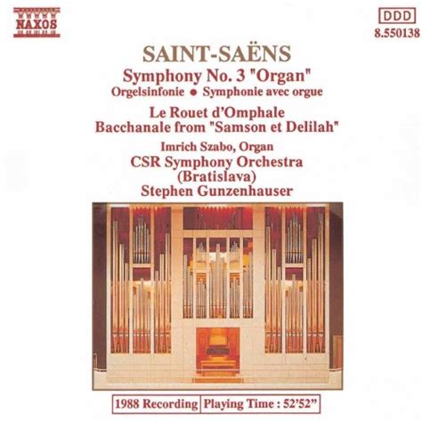 Amazon Saint Saens Symphony No Le Rouet D Omphale Stephen