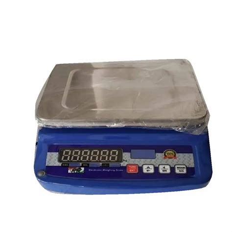 Stainless Steel Table Top Electronic Counter Weighing Scale Size