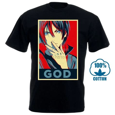 Yato Noragami T Shirt Cotton Crewneck Custom Short Sleeve Men T Shirts Hip Hop Homme Guy Plus