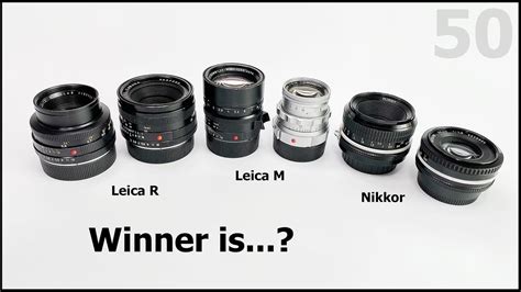 🔴 Worth It £3k Leica £50 Nikkor 50mm Leica Summicron R Vs