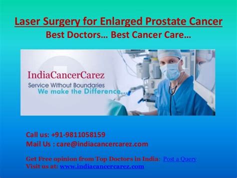 Laser Surgery For Enlarged Prostate Cancer Best Hospitals For Prost