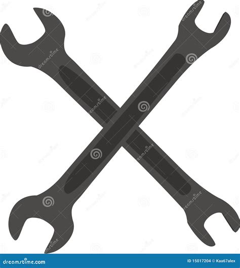 Two Identical Keys Stock Vector Illustration Of Iron 15017204