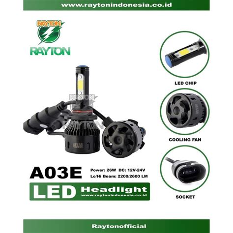 Jual Rtd Rayton Lampu Led Otomotif Mobil A E H Power Original With