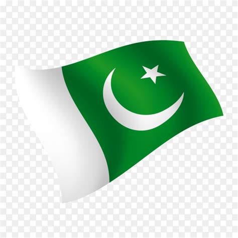 Pakistan Flag Waving Vector On Transparent Background Png Pakistan ...