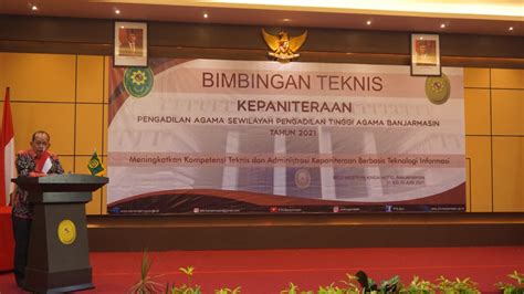 Pa Barabai Ikuti Bimbingan Teknis Yustisial Kepaniteraan Tahun