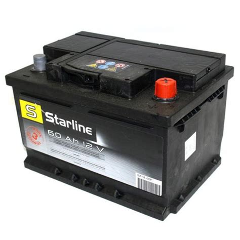 Акумулатор Starline 60Ah