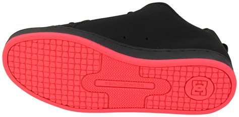 DC Women S Court Graffik Shoe Black Hot Pink