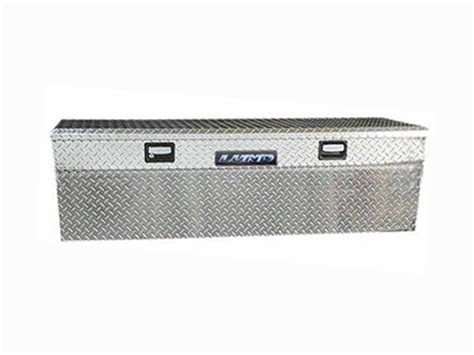 Lund 60 Inch Flush Mount Truck Tool Box Single Lid Slimline Aluminum