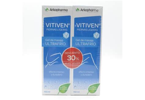 Comprar Vitiven Gel Ultra Frio Duplo X Ml Online