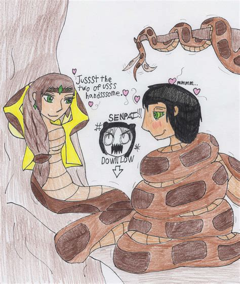 Mowgli X Kaa All Coiled Up By Fushigi Okami On Deviantart