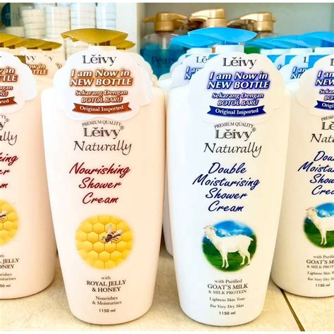 Leivy Naturally Double Moisturising Shower Cream With Purified Goat S