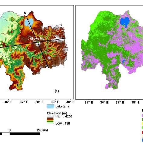 A Digital Elevation Model Dem With Sub Basins Of The Upper Blue