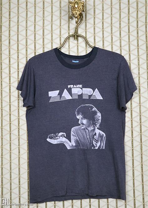 Frank Zappa T Shirt Vintage Rare Soft Thin Faded Black Tee Etsy