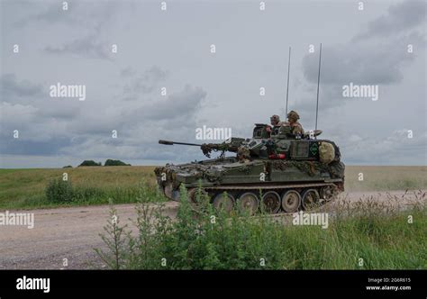 british army FV107 Scimitar armoured tracked military reconnaissance ...