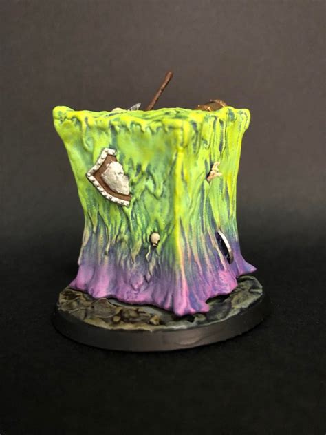 Gelatinous Cube Resin 3d Printed Fantasy Dnd Rpg Tabletop Gaming