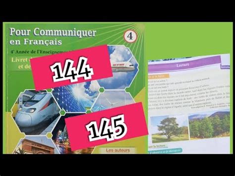 Pour Communiquer En Francais 4aep Page 144 Et 145 La Lecture L Arbre Et