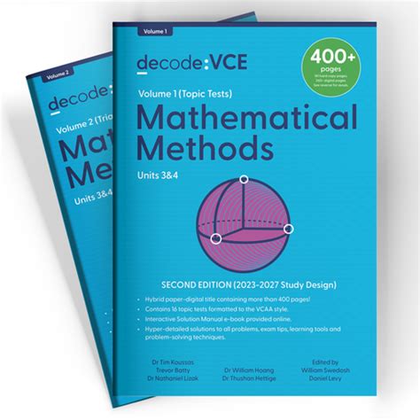 Vce Subject Supersets Vce Mathematical Methods Units Vol