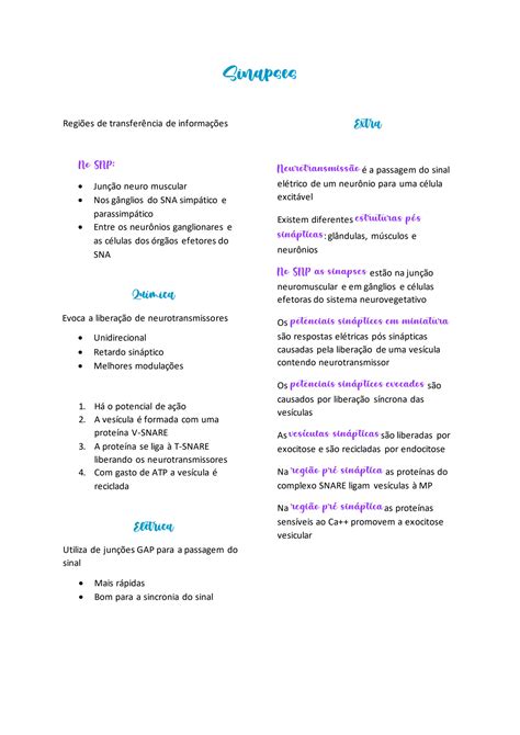 Solution Potencial De Membrana E Partes Do C Rebro S Studypool