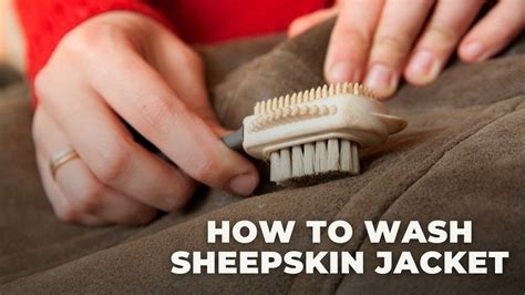 Washing Sheepskin Coat Shearling Sheepskin Care And Cleaning Youtube