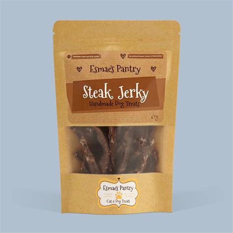 steak jerky dog snacks treats  esmaes pantry london