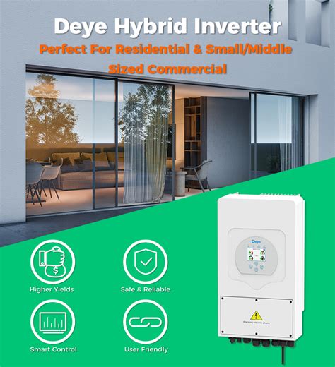 Deye 5kw Single Phase Sun 5k Sg03lp1 Eu Solar Hybrid Inverter Deye