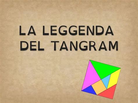 Book Creator LA LEGGENDA DEL TANGRAM