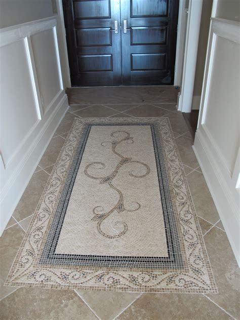 Grand Mosaic Entry Way Entry Way Runner Rug Runner Rug Entryway