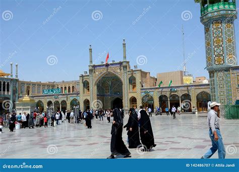 The Shrine of Fatimah Mazumeh, Qom, Iran Editorial Photography - Image of arab, devil: 142486707