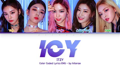 Itzy Icy English Ver Color Coded Lyrics Youtube