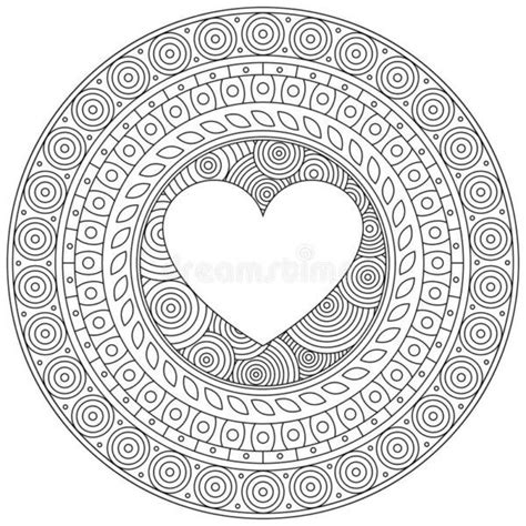 Mandalas De Amor Para San Valentin Imprimir Y Colorear Mandalas De