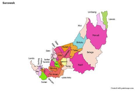 Sample Maps For Sarawak