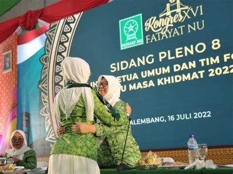 Terpilih Aklamasi Margaret Aliyatul Maimunah Ketum PP Fatayat NU 2022 2027