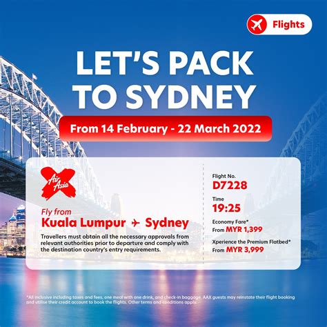 Airasia X Resumes Sydney Flights Prioritising Travel Credit Redemptions