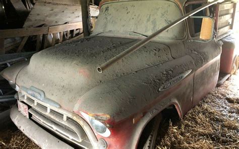 1957 Chevy Truck Barn Find Barn Finds