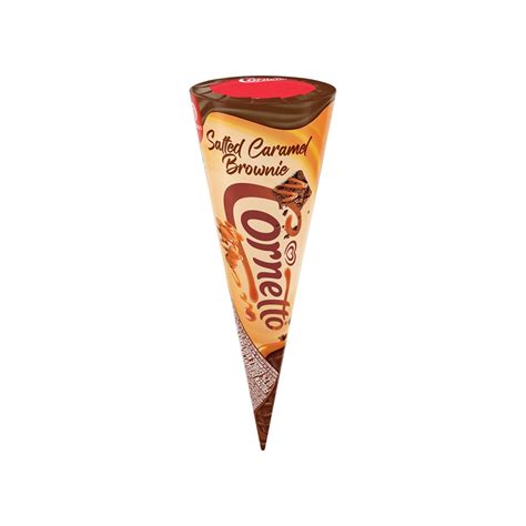 Kwality Walls Cornetto Salted Caramel Brownie Frozen Dessert Cone Price