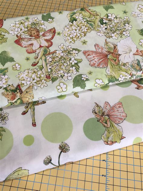 Sale Mary Cicely Barker Fairy Fabrics Morning Dots Flower Fairies