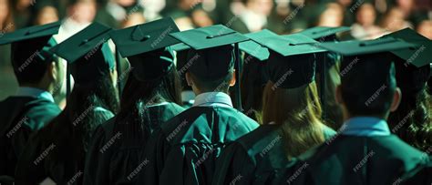 Premium Photo | Proud Students at University Graduation Ceremony