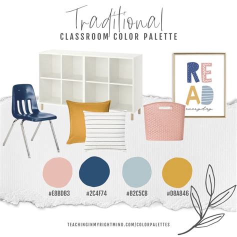 5 Modern Classroom Color Palettes Teaching In My Right Mind Modern