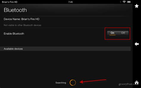 How To Connect a Bluetooth Keyboard to Kindle Fire HD | groovyPost