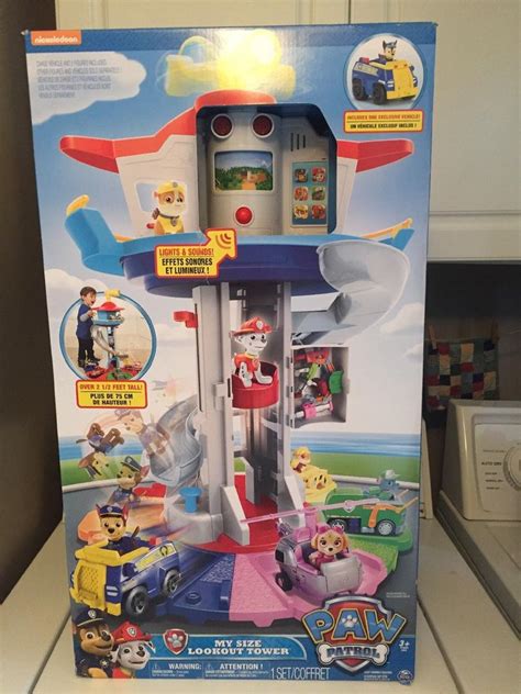 Paw Patrol My Size Lookout Tower With Exclusive Vehicle Rotating