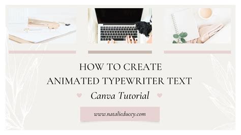 How To Create Animated Typewriter Text In Canva Tutorial Canva