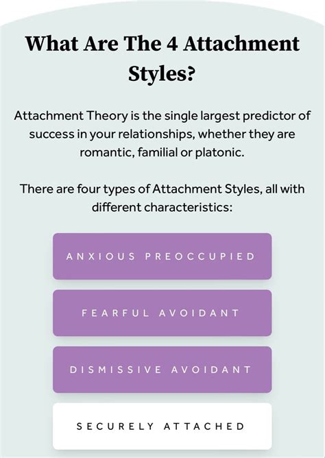attachment styles attachment theory