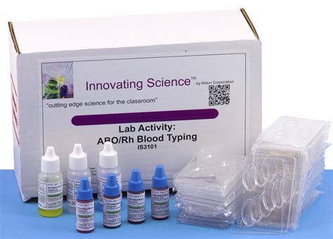 Aborh Simulated Blood Typing Classroom Kit