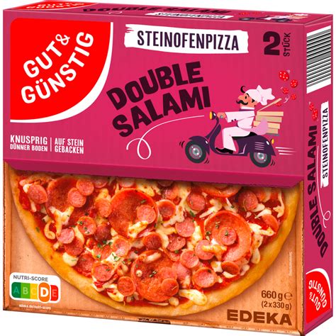 Steinofenpizza Double Salami EDEKA