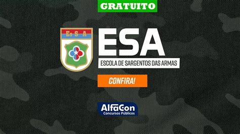 Preparatório ESA Escola de Sargentos das Armas Aula de História